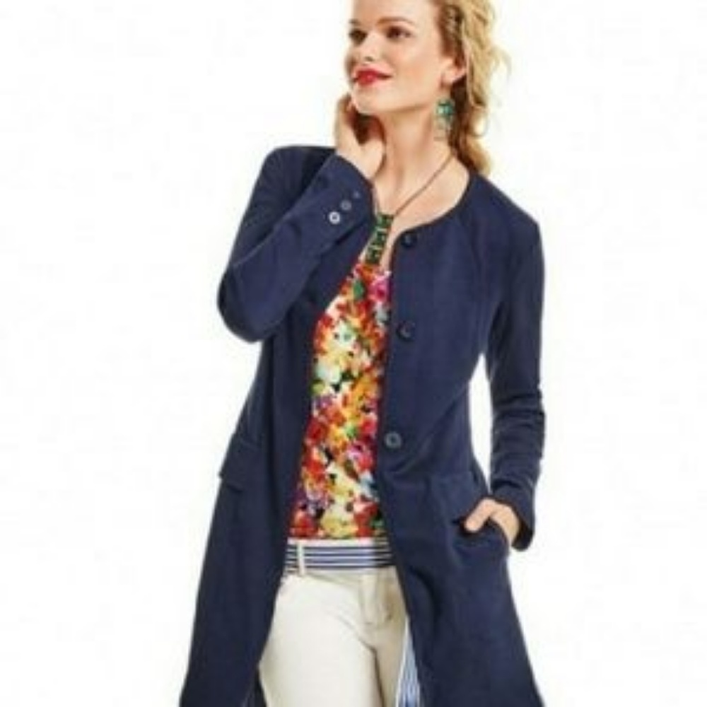 Cabi Navy Blue Lido Jacket Coat #5093